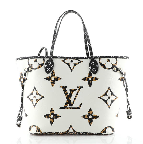 Louis Vuitton Limited Edition Ivorie Monogram Jungle Neverfull MM