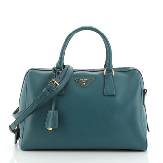 Prada Convertible Bauletto Bag Saffiano Leather Medium