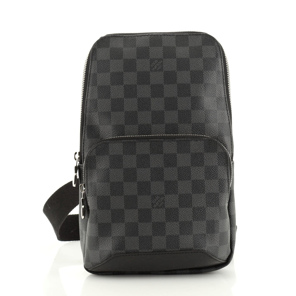 Louis Vuitton Avenue Sling Bag Damier Graphite Black