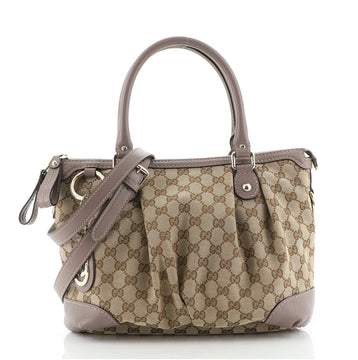 Gucci Sukey Top Handle Satchel GG Canvas Medium