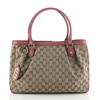 Gucci Sukey Top Handle Tote GG Canvas Medium