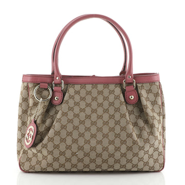 Gucci Sukey Top Handle Tote GG Canvas Medium