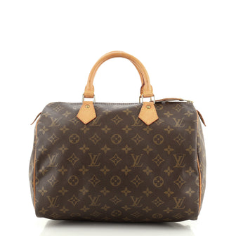 Louis Vuitton Speedy Handbag Monogram Canvas 30