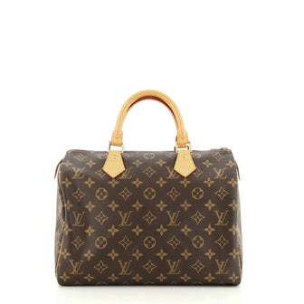 Louis Vuitton Speedy Handbag Monogram Canvas 30