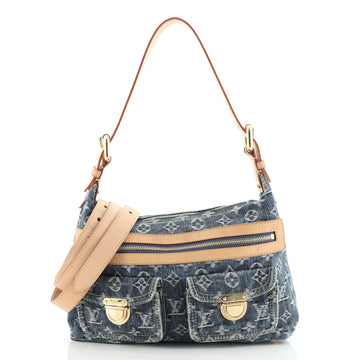 Louis Vuitton Baggy Handbag Denim PM