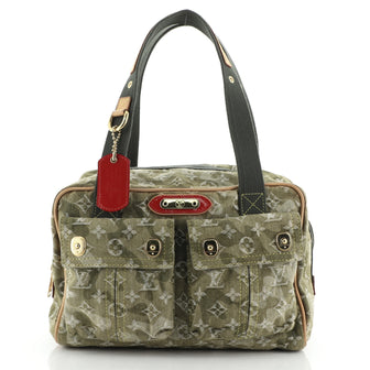 Louis Vuitton Jasmine Handbag Denim Monogramouflage