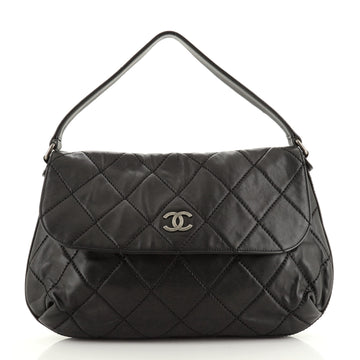 Chanel CC Flap Hobo Quilted Lambskin XL