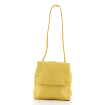 Chanel Vintage CC Flap Shoulder Bag Lambskin Medium