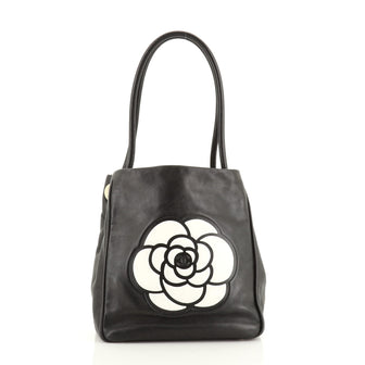 Chanel Camellia Tote Lambskin Medium