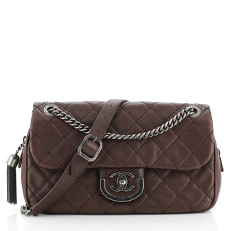 Chanel Paris-Edinburgh Coco Sporran Flap Bag Quilted Calfskin Medium