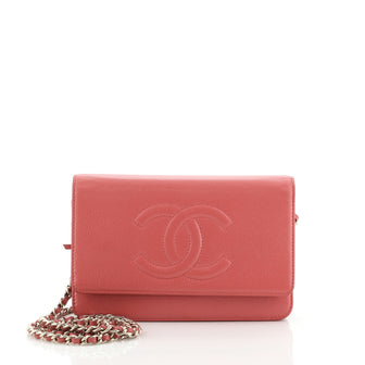 Chanel Timeless Wallet on Chain Caviar