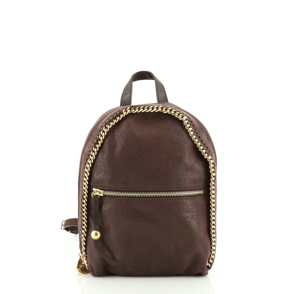 Stella McCartney Falabella Front Zip Backpack Shaggy Deer  display picture 2