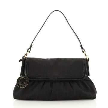 Fendi Chef Flap Bag Zucca Canvas Small
