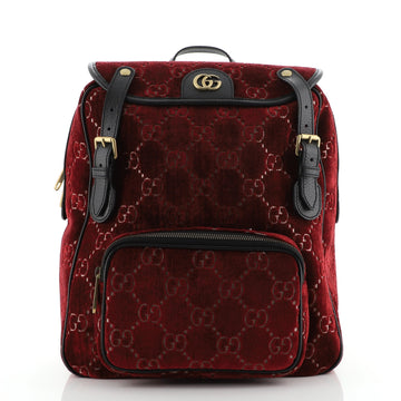 Gucci GG Marmont Backpack GG Velvet Small