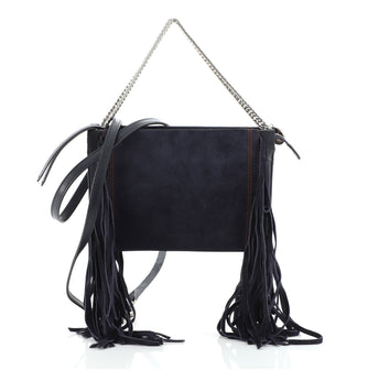 Givenchy Cross 3 Crossbody Bag Fringe Leather and Suede Small