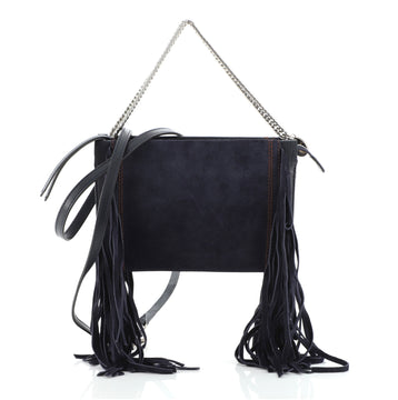 Givenchy Cross 3 Crossbody Bag Fringe Leather and Suede Small