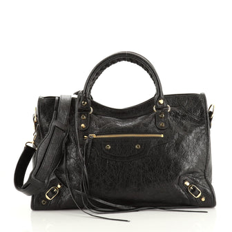 Balenciaga City Classic Studs Bag Leather Medium