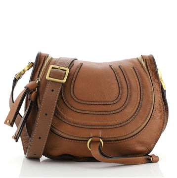 Chloe Marcie Zip Crossbody Bag Leather Medium