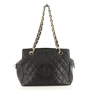 Chanel Petite Timeless Tote Quilted Caviar