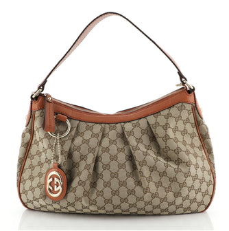 Gucci Sukey Hobo GG Canvas Medium