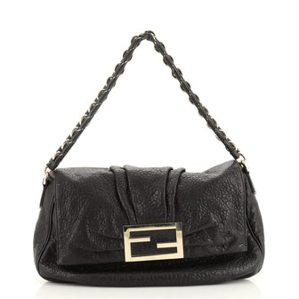 Fendi Mia Flap Bag Leather