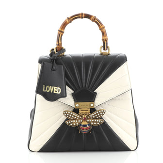 Gucci Queen Margaret Backpack Multicolor Quilted Leather Small