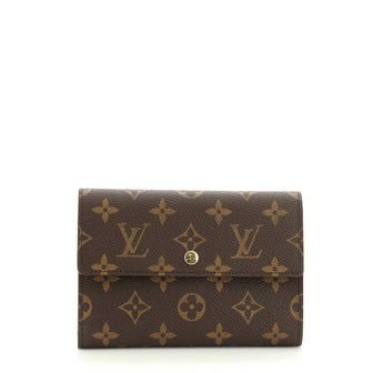 Louis Vuitton Porte Tresor Etui Papiers Wallet Monogram Canvas