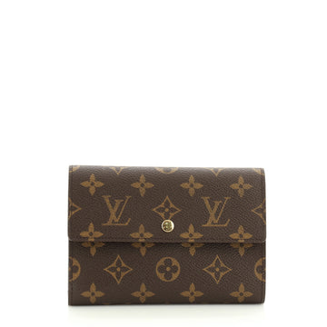 Louis Vuitton Porte Tresor Etui Papiers Wallet Monogram Canvas