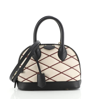 Louis Vuitton Alma Handbag Malletage Leather BB