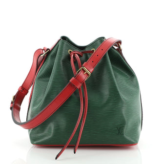 Louis Vuitton Bicolor Petit Noe Handbag Epi Leather