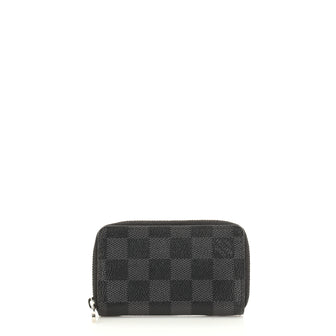Louis Vuitton Zippy Coin Purse Damier Graphite Vertical