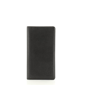 Louis Vuitton Brazza Wallet Taiga Leather