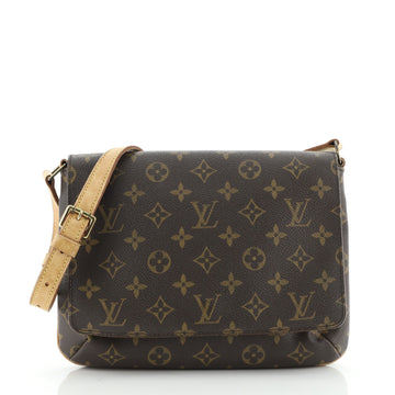 Louis Vuitton Musette Tango Handbag Monogram Canvas