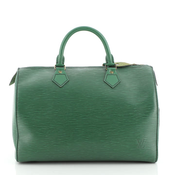 Louis Vuitton Speedy Handbag Epi Leather 30