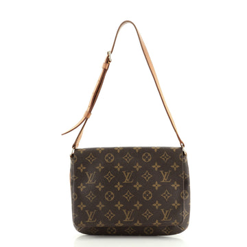 Louis Vuitton Musette Tango Handbag Monogram Canvas