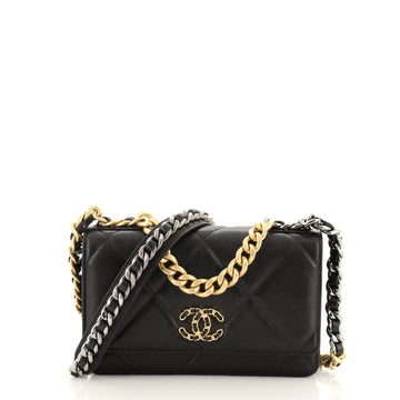 Chanel 19 Wallet on Chain Quilted Goatskin