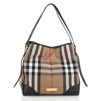 Burberry Canterbury Tote House Check Canvas Medium