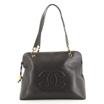Chanel Vintage Timeless Zip Tote Caviar Large