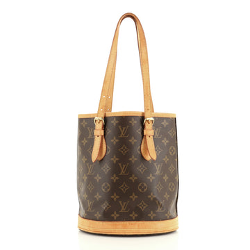 Louis Vuitton Petit Bucket Bag Monogram Canvas