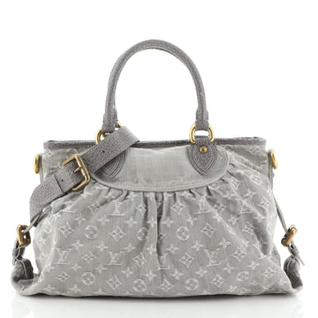 Louis Vuitton Neo Cabby Handbag Denim MM