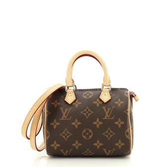 Louis Vuitton Speedy Bandouliere Bag Monogram Canvas Nano