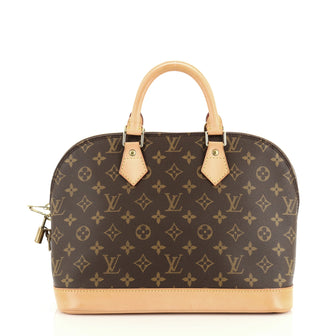 Louis Vuitton Vintage Alma Handbag Monogram Canvas PM