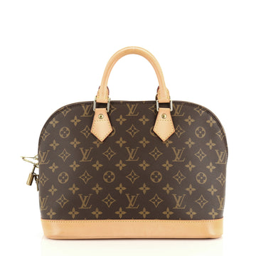 Louis Vuitton Vintage Alma Handbag Monogram Canvas PM