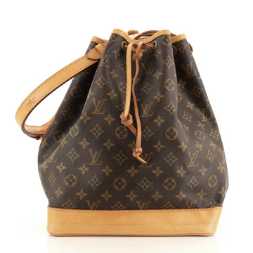 Louis Vuitton Noe Handbag Monogram Canvas Large
