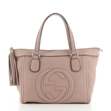 Gucci Soho Zip Tote Leather Small