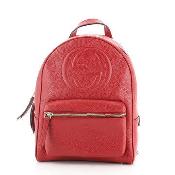 Gucci Soho Chain Backpack Leather