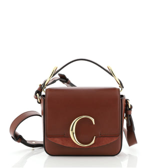 Chloe C Double Carry Bag Leather Mini