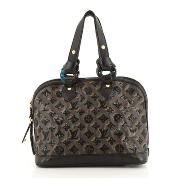 Louis Vuitton Alma Handbag Limited Edition Monogram Eclipse Sequins PM