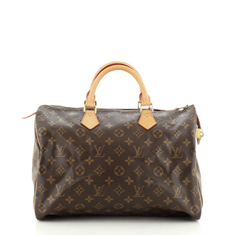 Louis Vuitton Speedy Handbag Monogram Canvas 35
