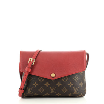 Louis Vuitton Twice Handbag Monogram Canvas